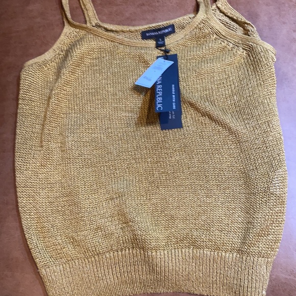 Mustard knitted Cami - Picture 3 of 3